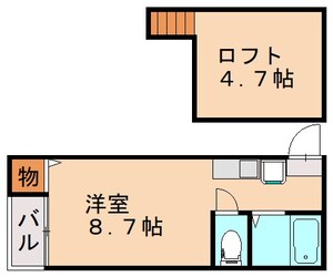 トトロ１号館の物件間取画像